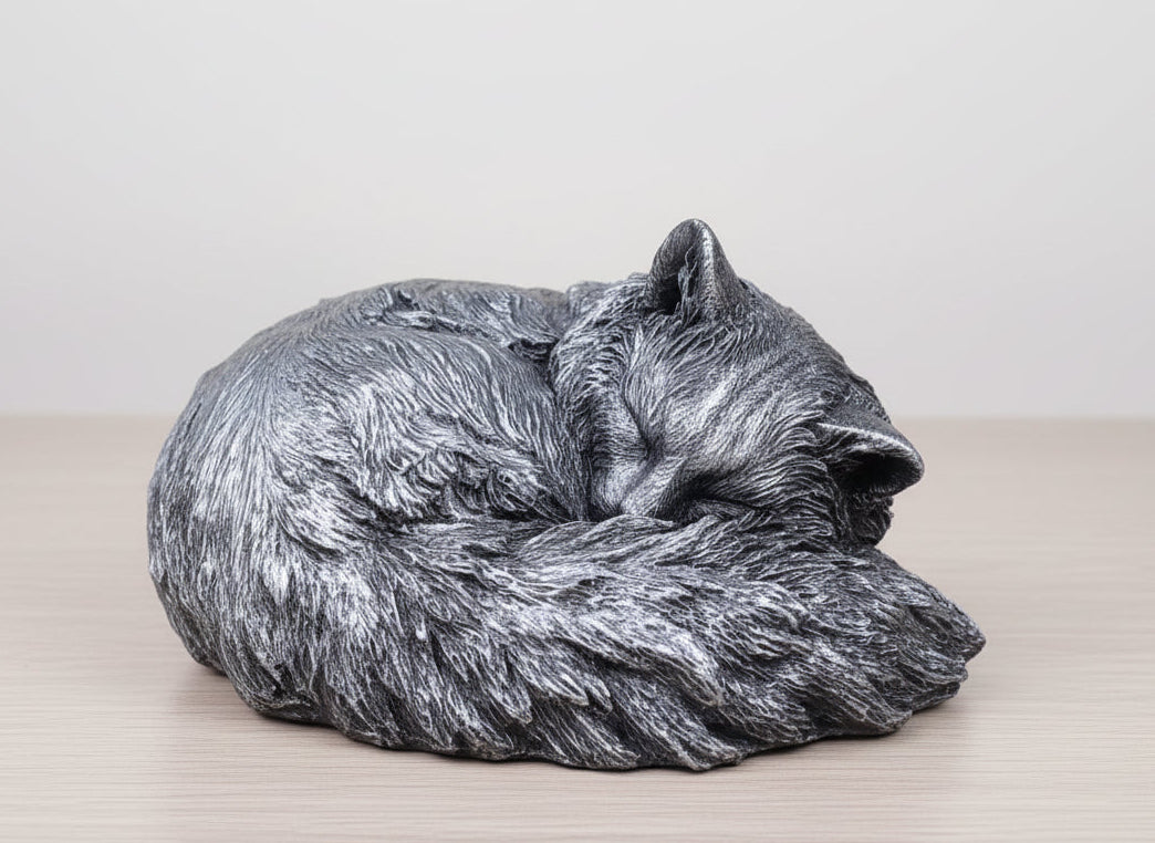 Ragdoll Cat Sculpture Cremation Urn